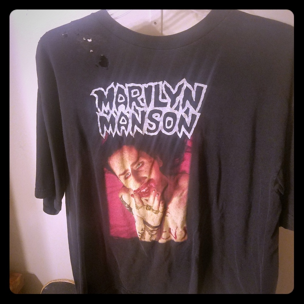 Vintage Winterland Marilyn Manson glitter Lunchbox